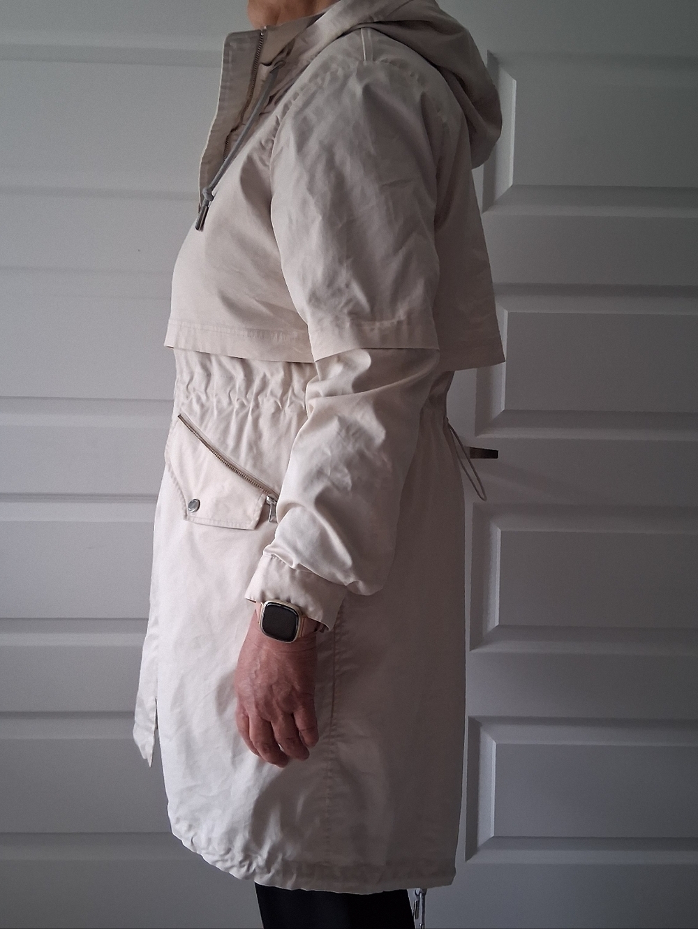 Soia & Kyo Rain Jacket Trench XL US 14 VGUC Water Resistant - Picture 4 of 16